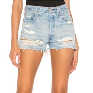Levi High-Rise 501 Jean Shorts
